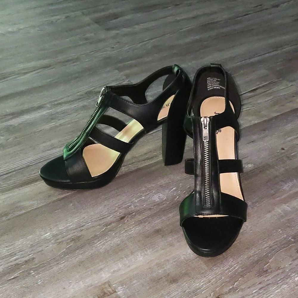 JustFab black ankle boots Sz 8.5